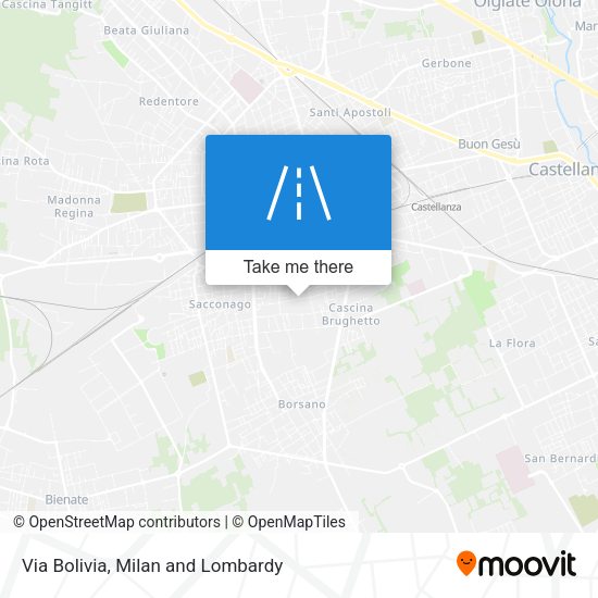 Via Bolivia map