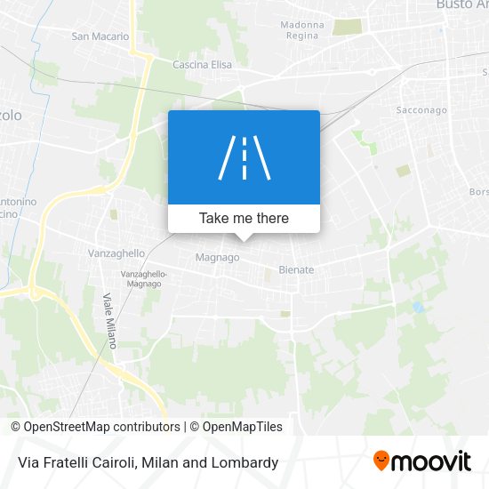 Via Fratelli Cairoli map