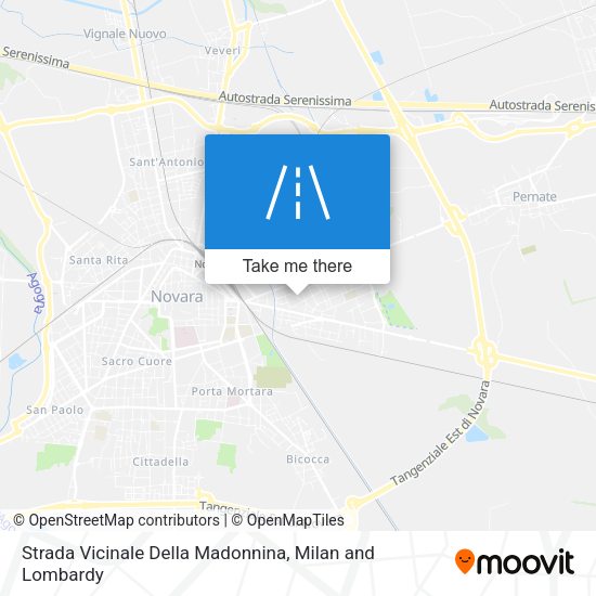 Strada Vicinale Della Madonnina map