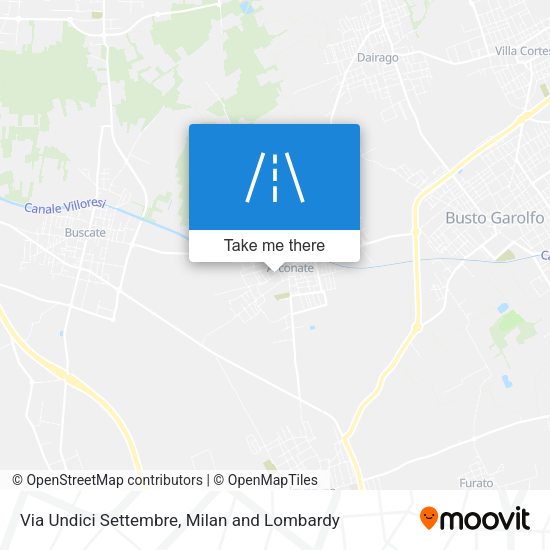 Via Undici Settembre map