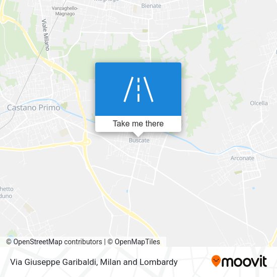 Via Giuseppe Garibaldi map