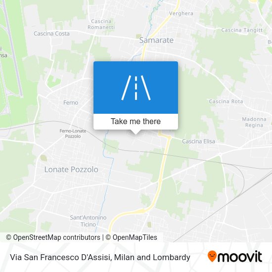 Via San Francesco D'Assisi map