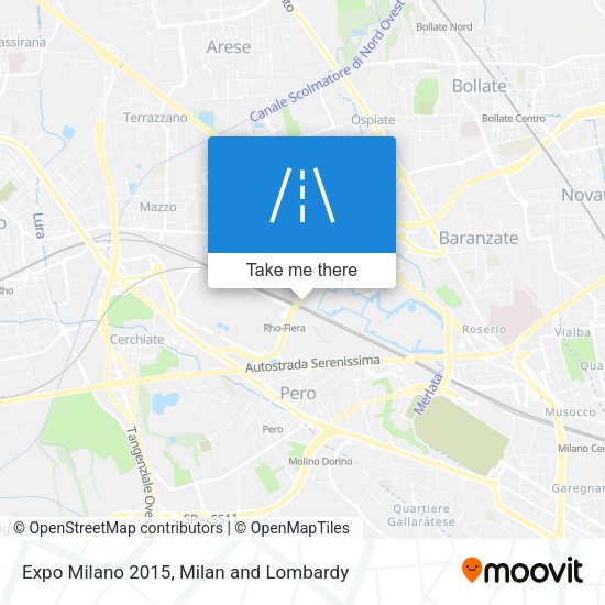 Expo Milano 2015 map