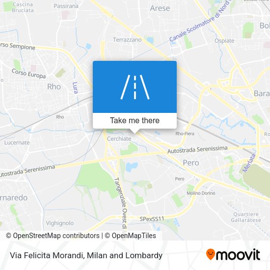 Via Felicita Morandi map
