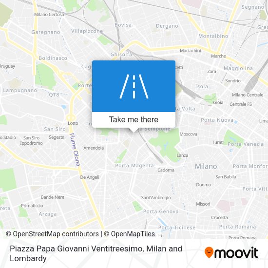 Piazza Papa Giovanni Ventitreesimo map
