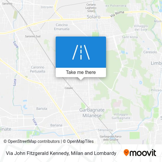 Via John Fitzgerald Kennedy map
