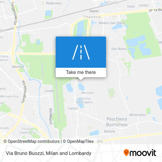 Via Bruno Buozzi map