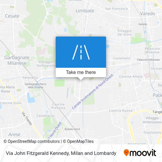 Via John Fitzgerald Kennedy map