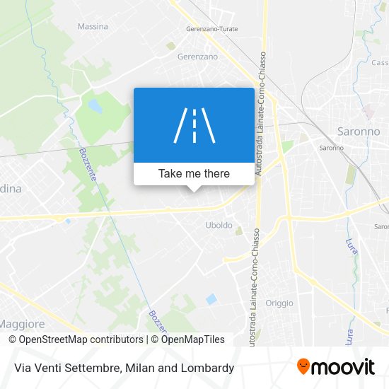 Via Venti Settembre map