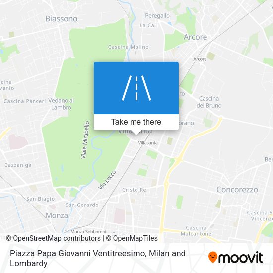 Piazza Papa Giovanni Ventitreesimo map