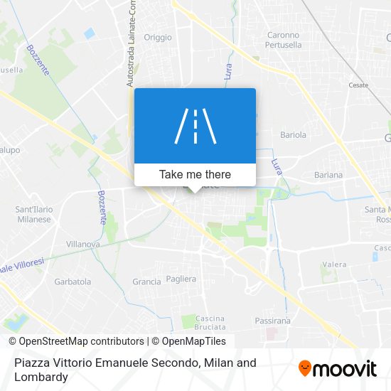 Piazza Vittorio Emanuele Secondo map
