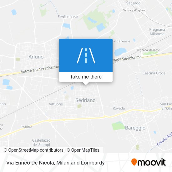 Via Enrico De Nicola map