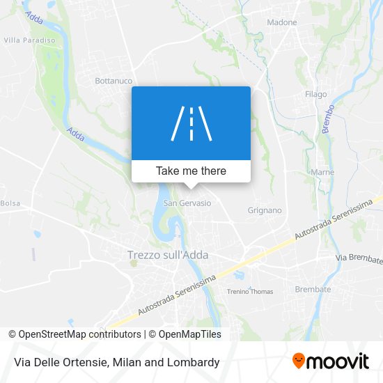 Via Delle Ortensie map