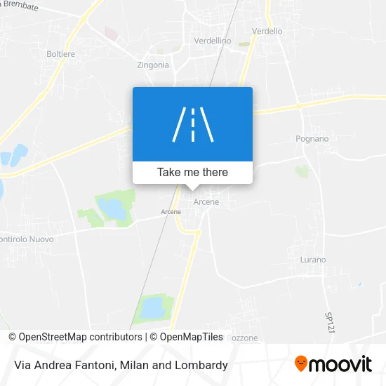 Via Andrea Fantoni map