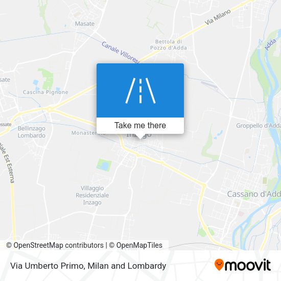 Via Umberto Primo map