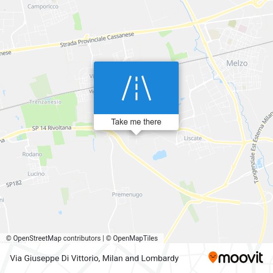 Via Giuseppe Di Vittorio map