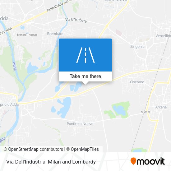 Via Dell'Industria map