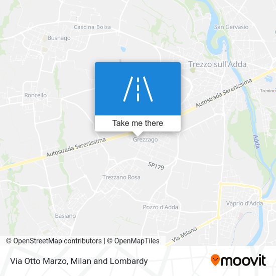 Via Otto Marzo map