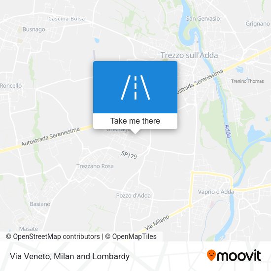 Via Veneto map