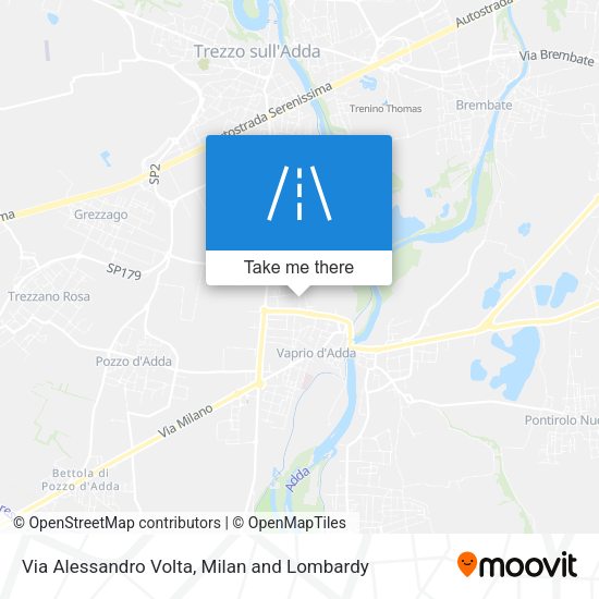 Via Alessandro Volta map