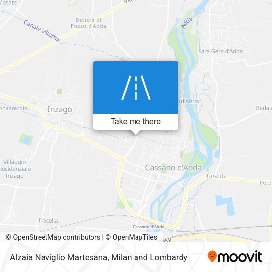 Alzaia Naviglio Martesana map