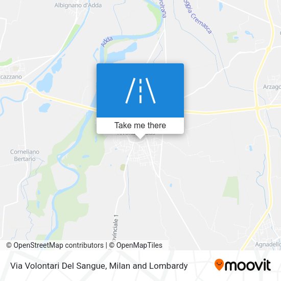 Via Volontari Del Sangue map