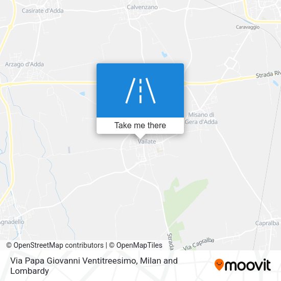 Via Papa Giovanni Ventitreesimo map
