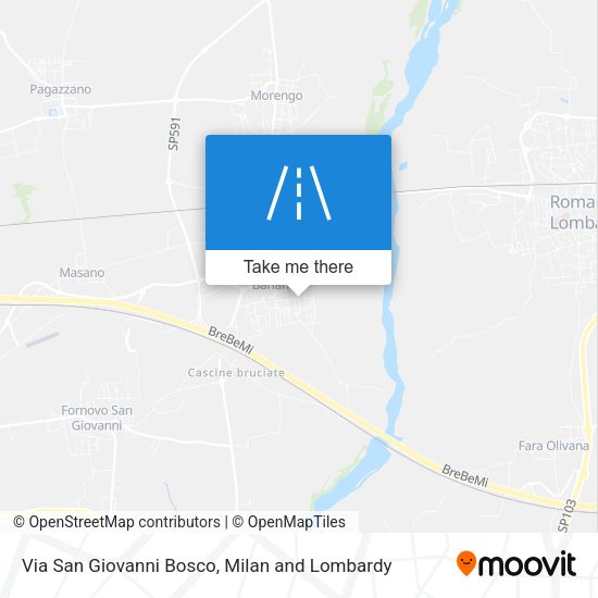Via San Giovanni Bosco map