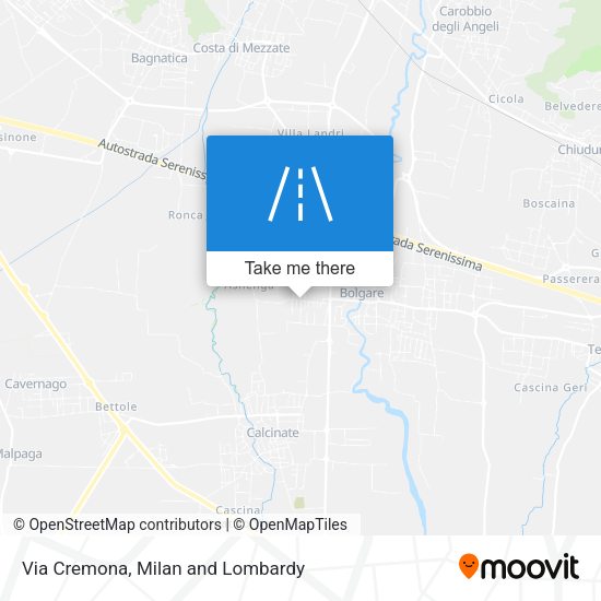Via Cremona map