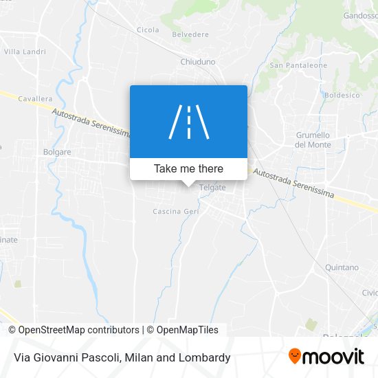 Via Giovanni Pascoli map