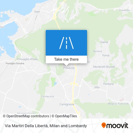 Via Martiri Della Libertà map
