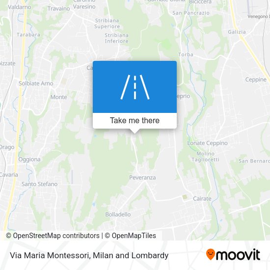 Via Maria Montessori map