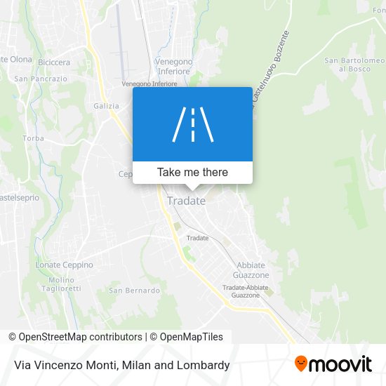 Via Vincenzo Monti map