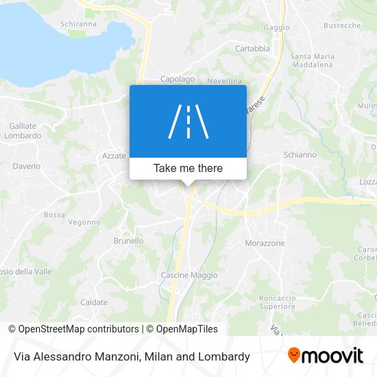 Via Alessandro Manzoni map