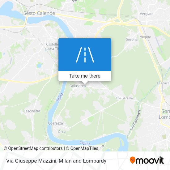 Via Giuseppe Mazzini map