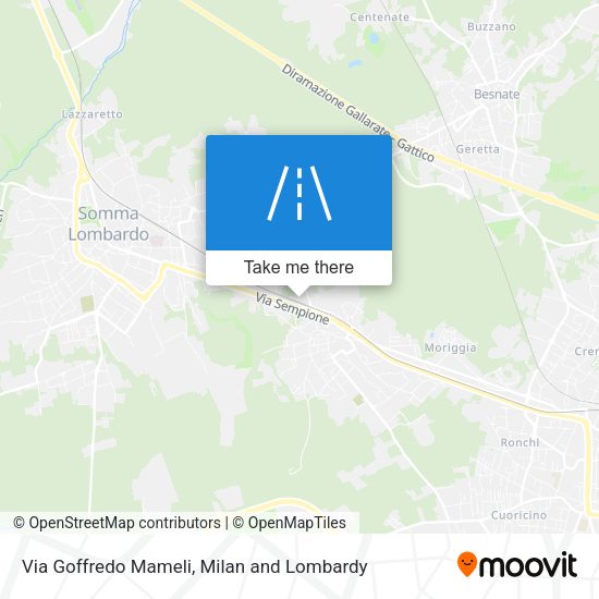 Via Goffredo Mameli map