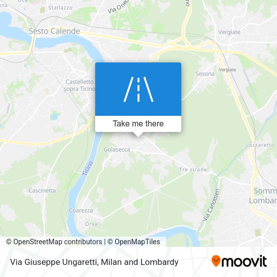 Via Giuseppe Ungaretti map