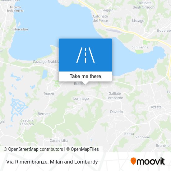 Via Rimembranze map