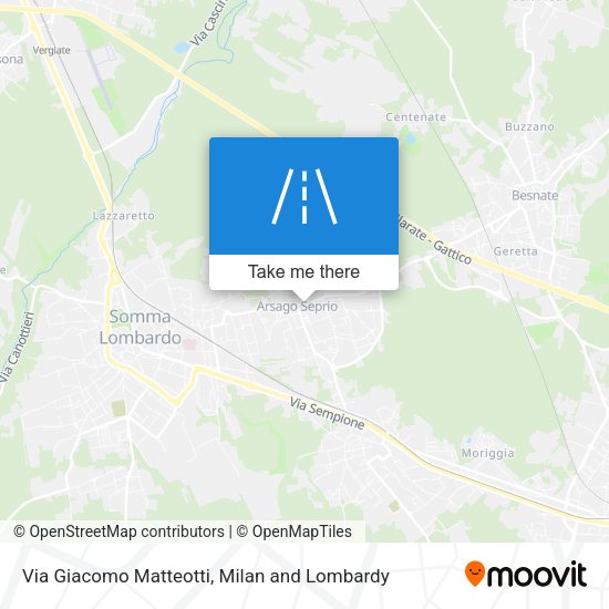 Via Giacomo Matteotti map