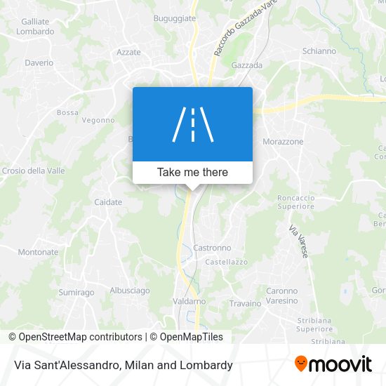 Via Sant'Alessandro map