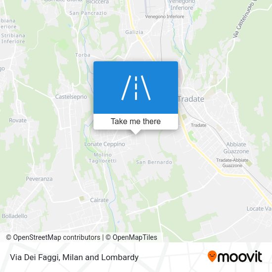Via Dei Faggi map