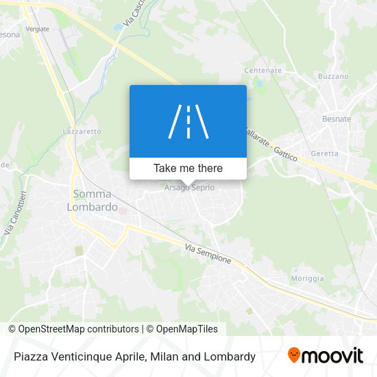 Piazza Venticinque Aprile map