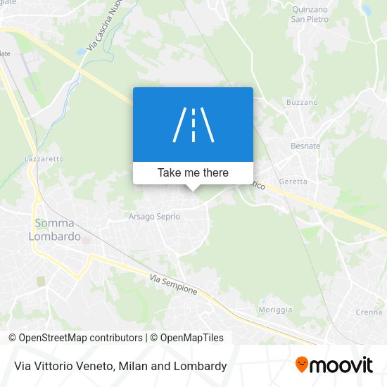 Via Vittorio Veneto map