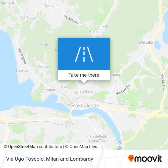 Via Ugo Foscolo map