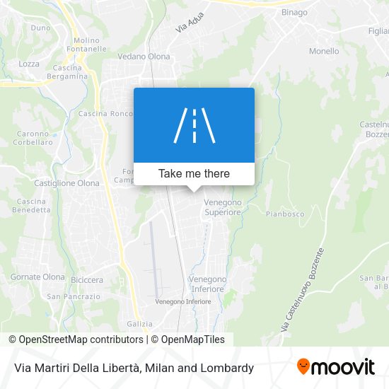 Via Martiri Della Libertà map