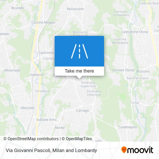 Via Giovanni Pascoli map
