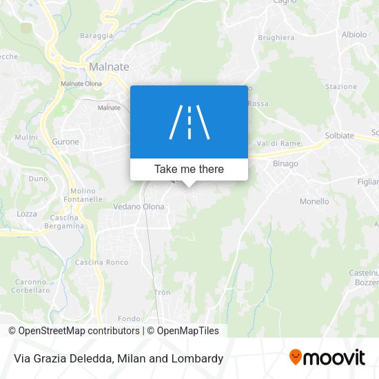 Via Grazia Deledda map