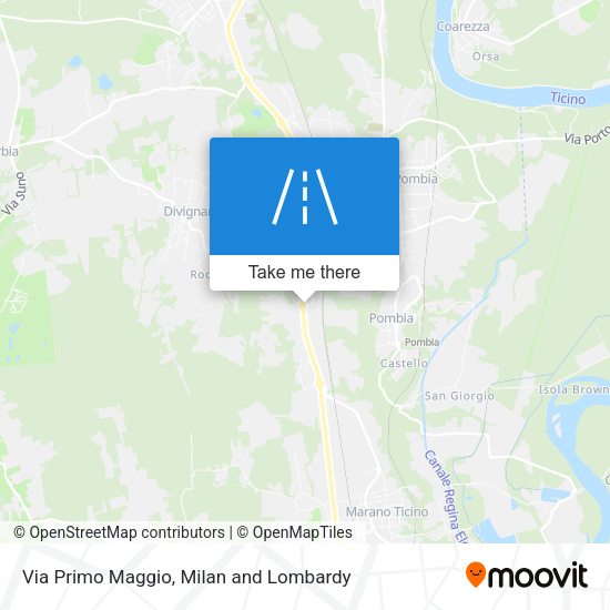 Via Primo Maggio map