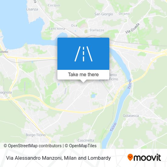 Via Alessandro Manzoni map