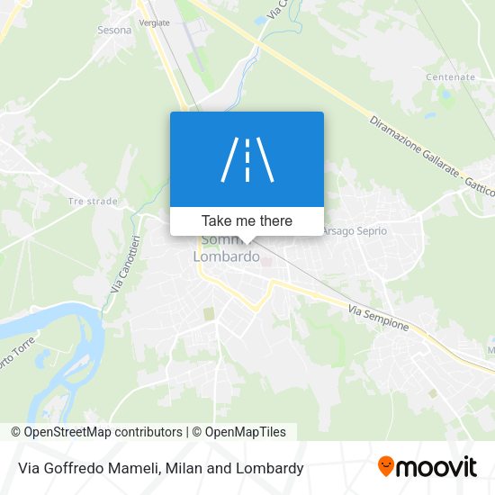 Via Goffredo Mameli map